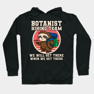 Botanist Hiking Team Sloth Hoodie